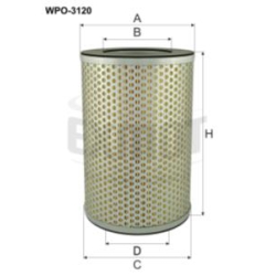 Wkład filtra powietrza WPO 3120 - Zamiennik: brak